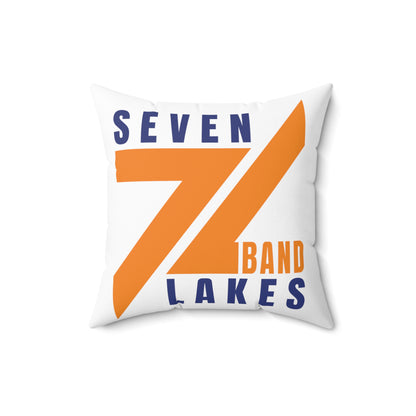 7L Band - Spun Polyester Square Pillow