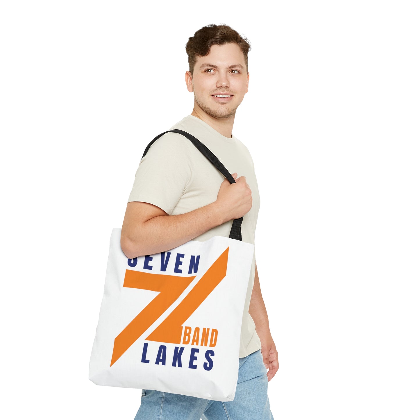 Seven Lakes Band - Tote Bag (AOP) - White