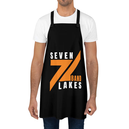 Seven Lakes Band - Apron (AOP) - Black