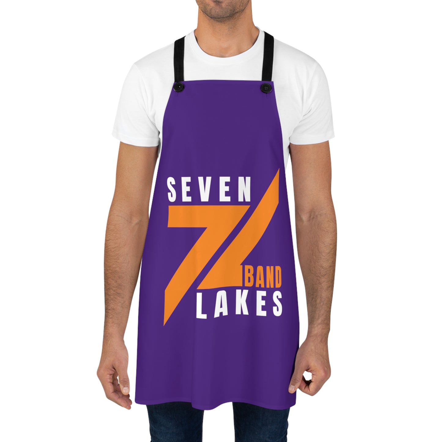 Seven Lakes Band - Apron (AOP) - Purple