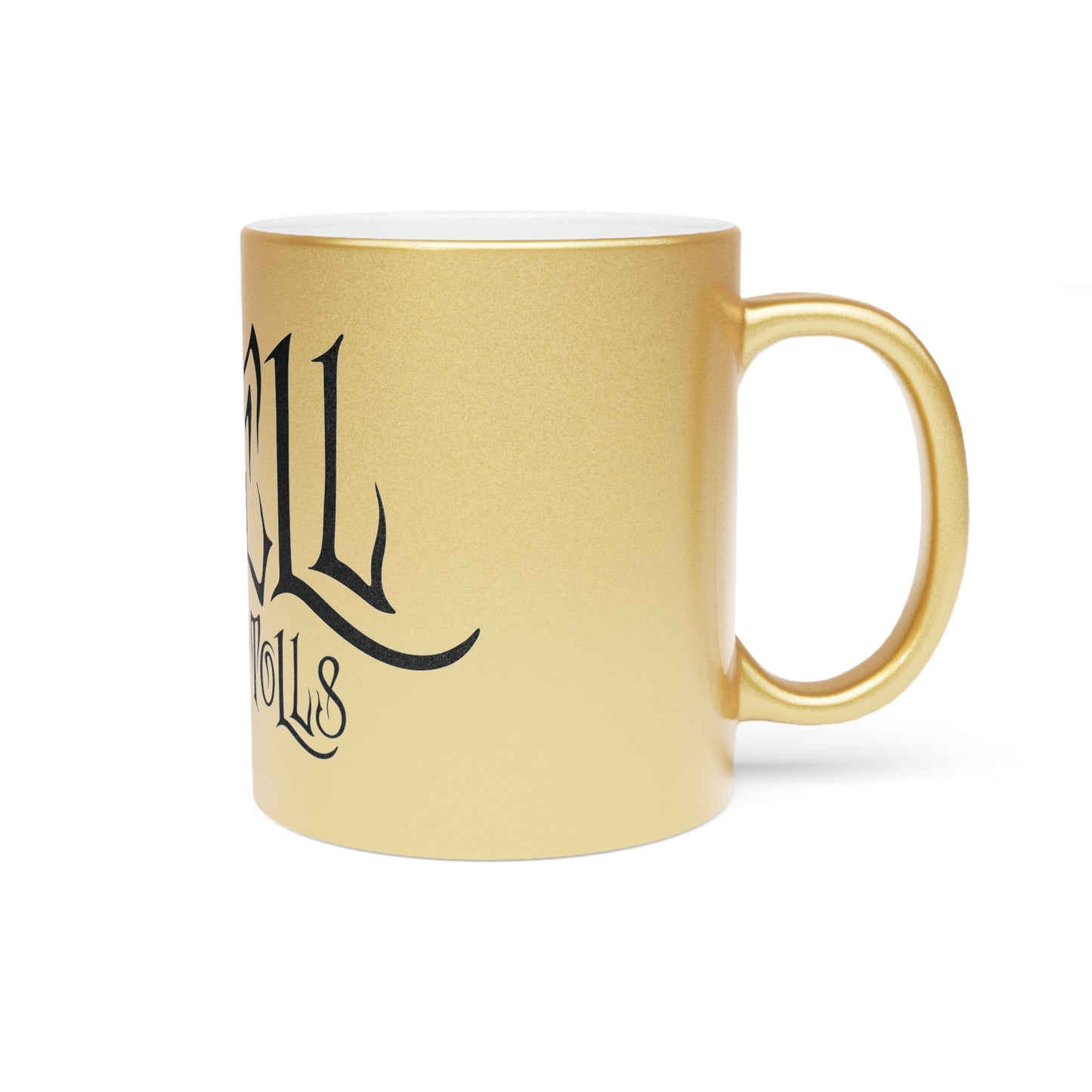 Gold Metallic Mug - For Whom the Bell Tolls