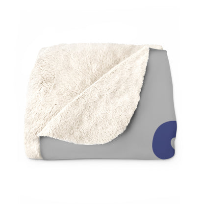 Seven Lakes - Sherpa Fleece Blanket - Gray