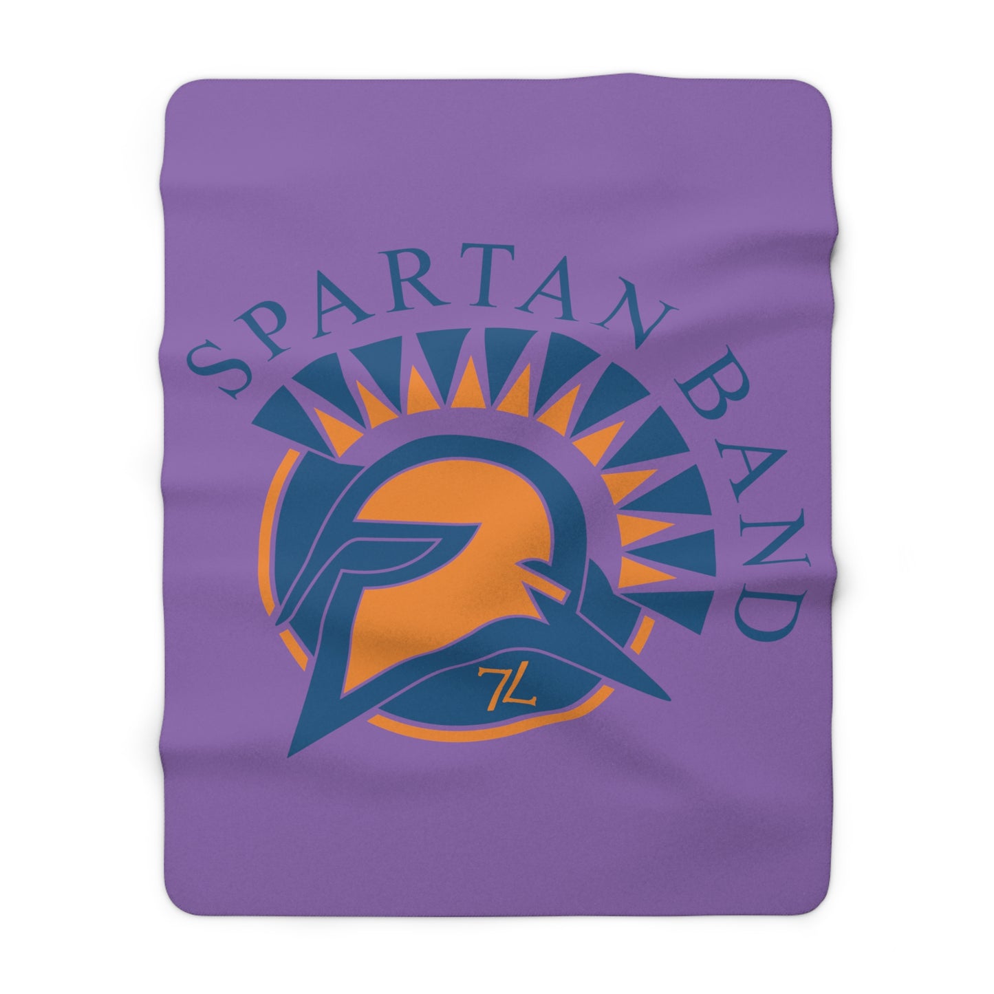 Spartan Band - Sherpa Fleece Blanket - Lavender