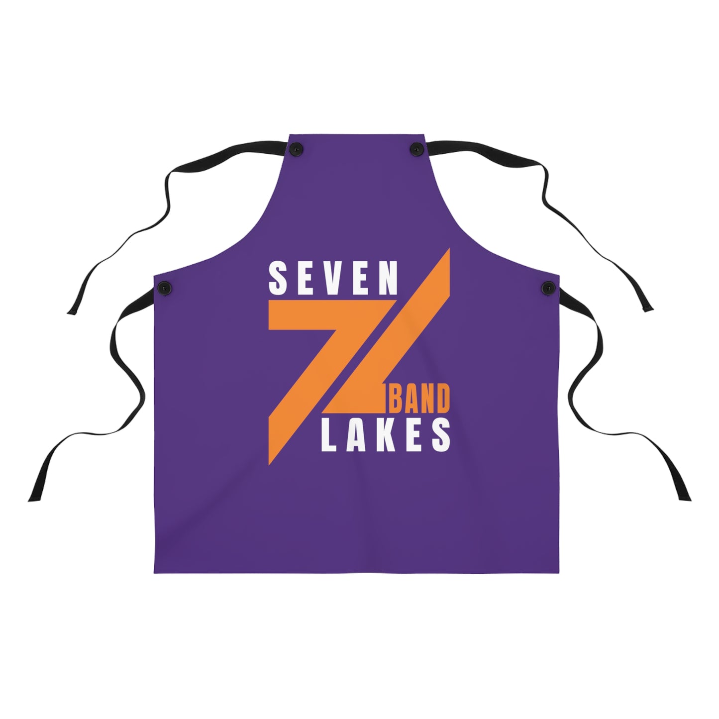 Seven Lakes Band - Apron (AOP) - Purple