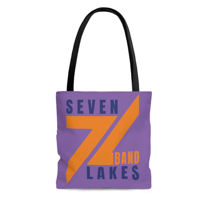 Seven Lakes Band - Tote Bag (AOP) - Lavender